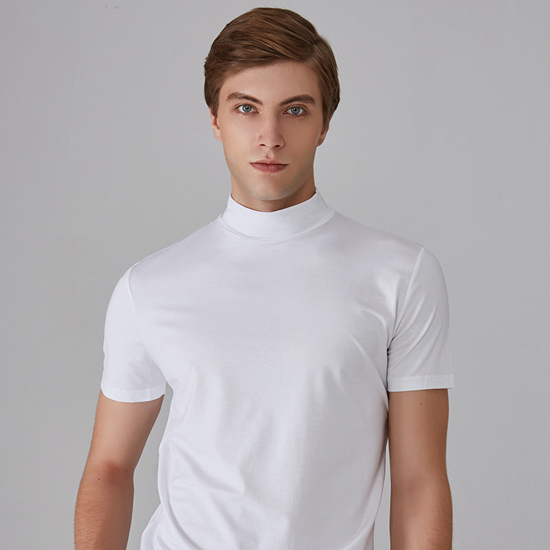 🔈🔈2026 Heißer Verkauf - 50% RABATT🎁Hochgeschlossenes Slim-Fit-T-Shirt für Herren
