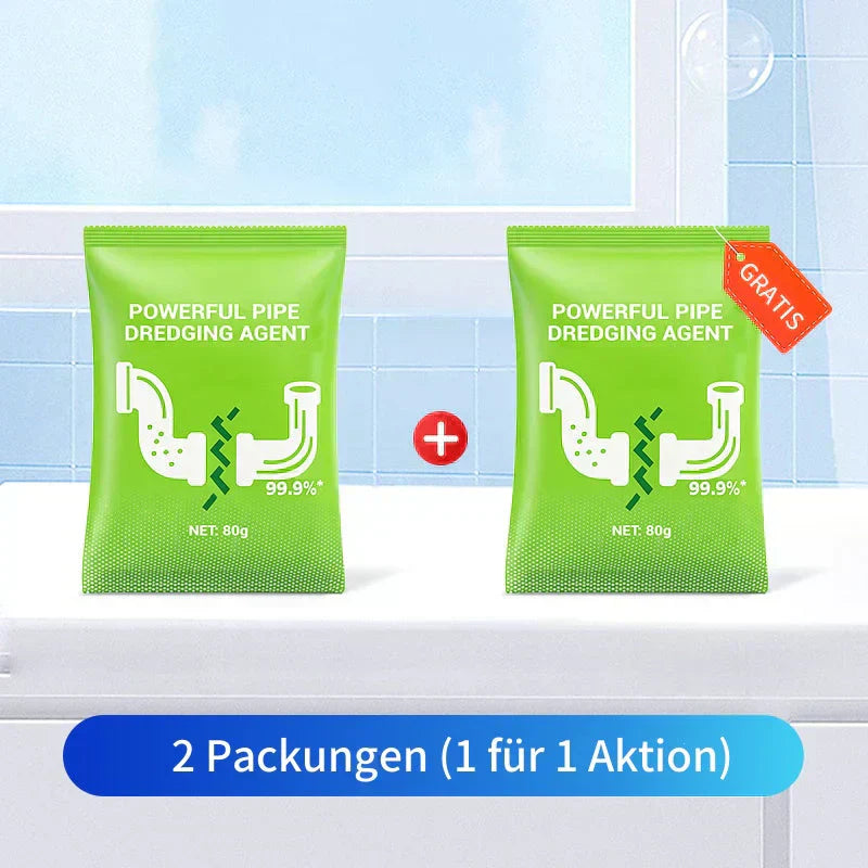🚿🚫 Starke Rohrreinigung in Minuten ⚡✨ Frei von Verstopfungen, für alle Haushaltsrohre! Pulver sorgt für reibungslosen Abfluss dauerhaft.
