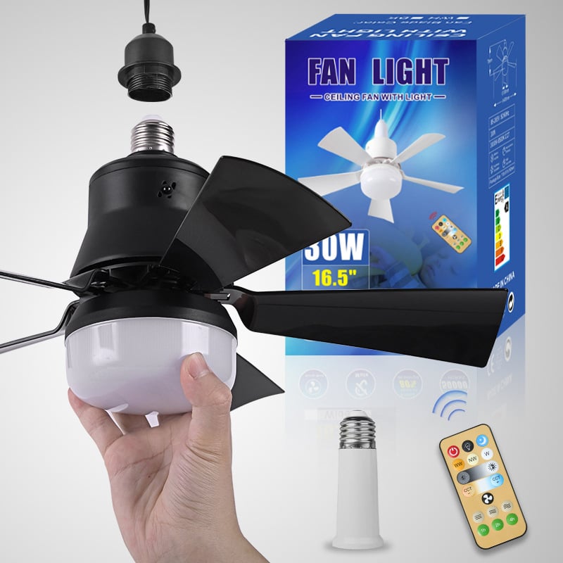 🍃 Intelligenter Deckenventilator mit Licht, RGB-Beleuchtung und Bluetooth-Lautsprecher♨️❄️