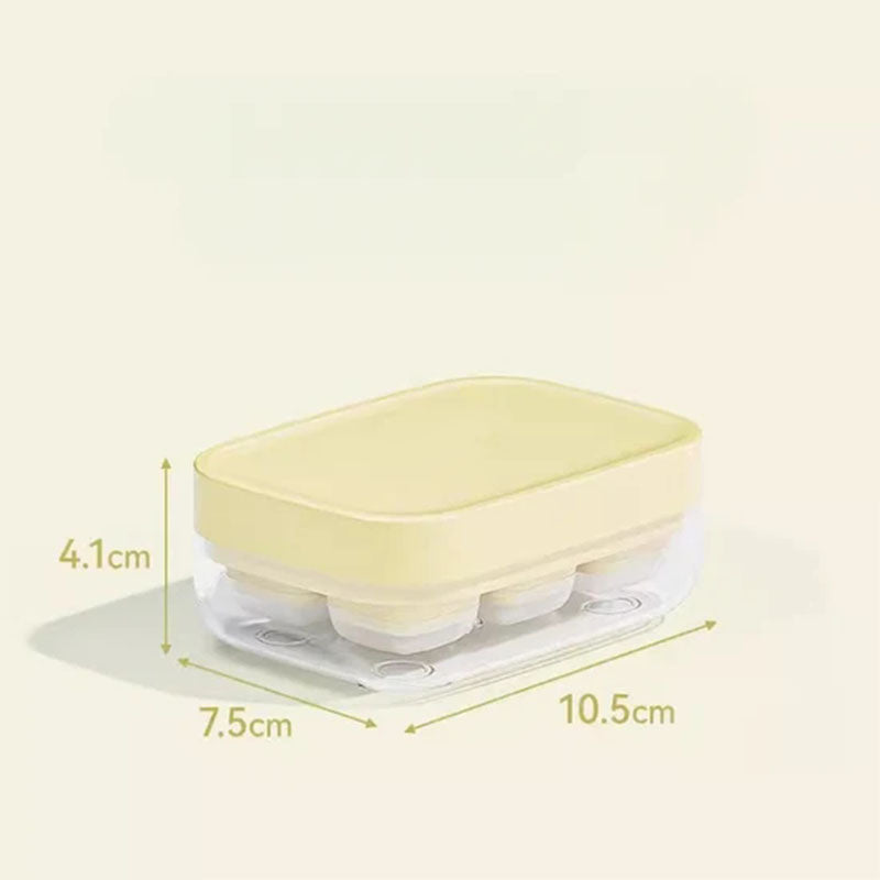🧊 LIMITED-TIME 50% RABATT! ✨ Mini-Eiswürfelform 6er – Lebensmittelecht, Leicht zu Lösen ✨