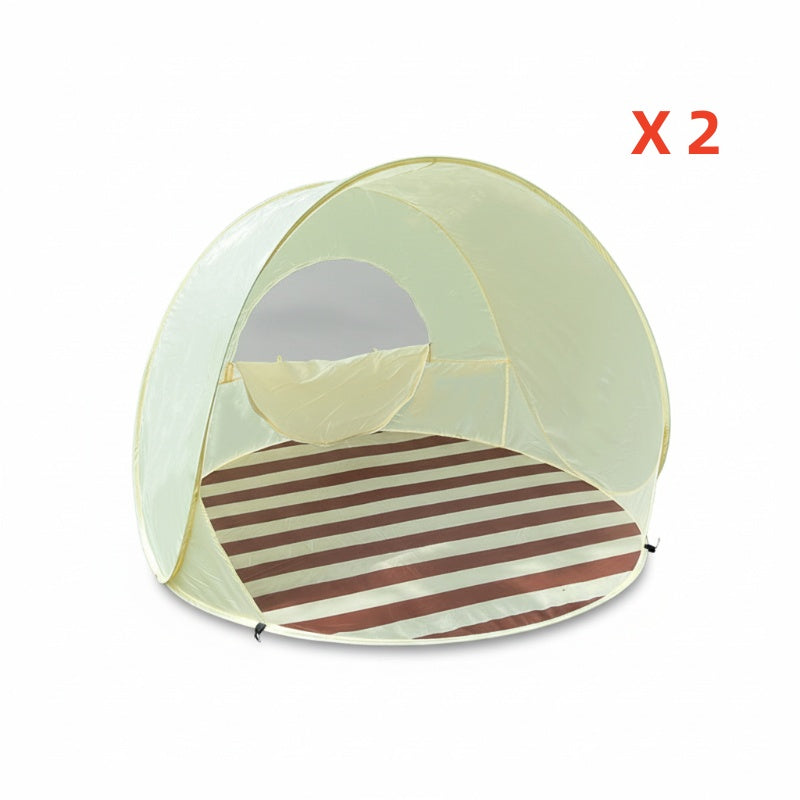 đ 50% RABATT! Leichtes Pop-up-Strandzelt â UV-Schutz & Wasserdicht fĂŒr 3â4 Personen