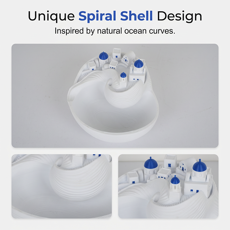 🔥50% RABATT❗ Keramik‑Schlüsselablage🌊 Blau‑Weiß Ozean‑Design