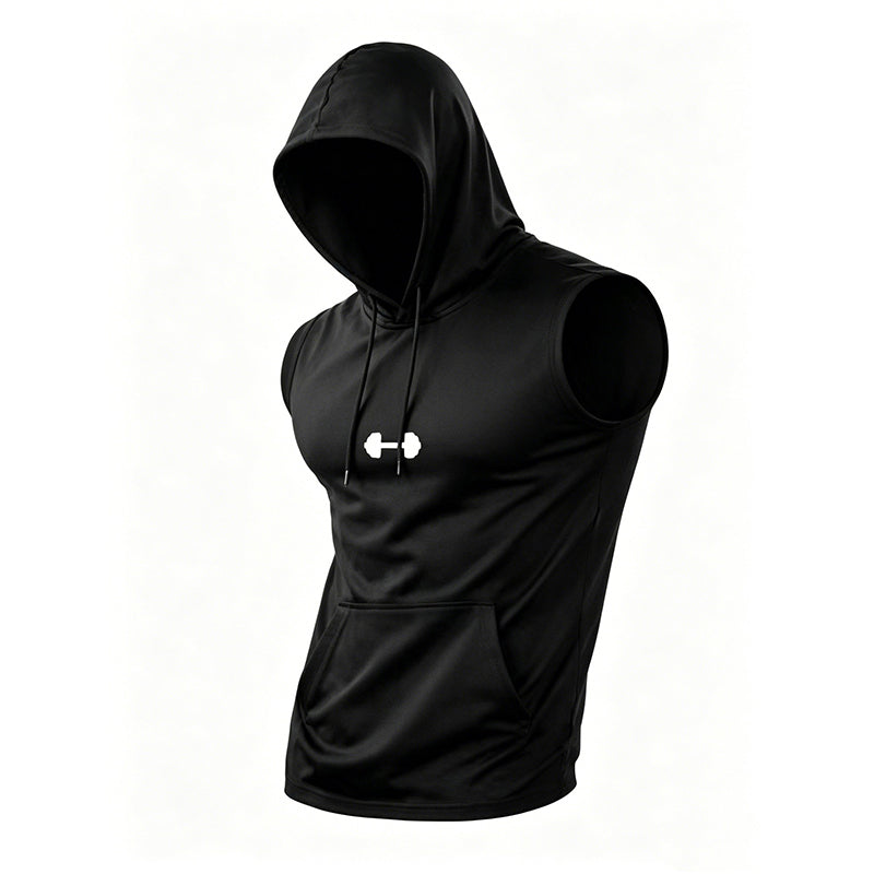 🏋️ Herren Ärmelloses Sportkapuzenshirt | Atmungsaktiv, Muskelschnitt & Ideal für Gym, Laufen & Outdoor-Training