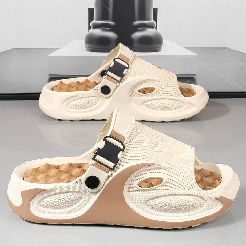 👟 50% RABATT! ☀️ Herren EVA 2-in-1 Sandalen – Atmungsaktiv, Massage-Fußbett & rutschfeste Sohle – Verstellbarer Riemen für Komfort & Komfort 🩴