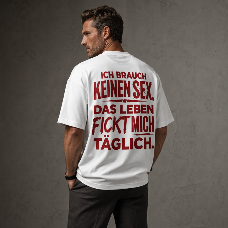 đBestsellerđHerren T-Shirt mit witzigem deutschen Spruch â Rundhals, Kurzarm & lĂ€ssige Passform â Perfekt fĂŒr Bierliebhaber, Partys & den alltĂ€glichen Humor đ