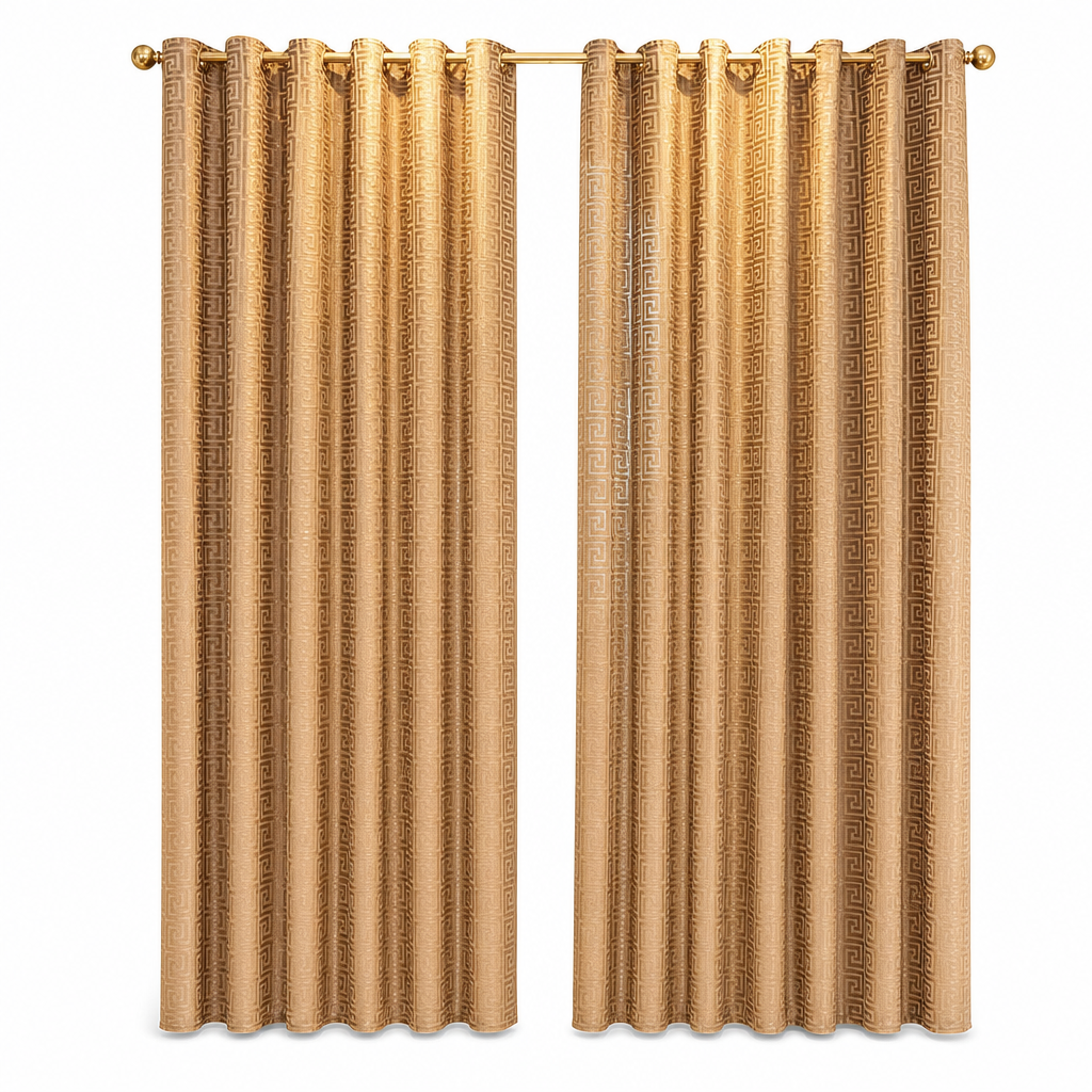 🏡 JETZT 50 % RABATT! ✨ Geometrisch jacquardgewebter, durchsichtiger Vorhangstoff – elegant und lichtdurchlässig für das Wohnzimmer 🌿