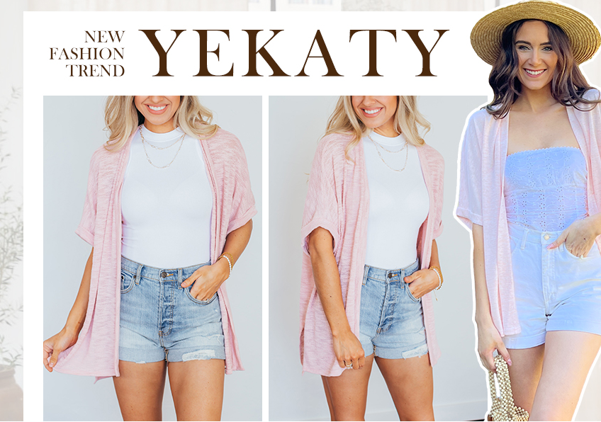 Sommer-Sonderangebot: 50% Rabatt!🏳️‍🌈Neue, stylische, fließende Kurzarm-Strickjacke (Modelljahr 2026)