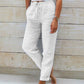 👖 50% RABATT! 🌿 Damenhose aus Baumwolle & Leinen mit Elastischem Bund – Bequem, Atmungsaktiv & Lässiger Look 🥰