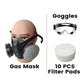 💎 63% RABATT! ⛑️ Aktivkohle-Anti-Staub-Doppeltank-Gasmaske – Doppelfilter, Gas- & Partikelschutz, inkl. Schutzbrille 🔥