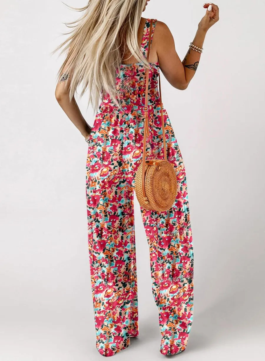 💕 50% RABATT!🔥Leichter Boho-Overall mit Print & dünnen Trägern – Perfekt für Strand & Freizeit 🏖️🌸