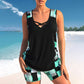 🏖️ 50 % RABATT! ✨ Sportlicher Zweiteiler – gekreuzter Ausschnitt, Boy-Shorts, schnell trocknend 🏄‍♀️