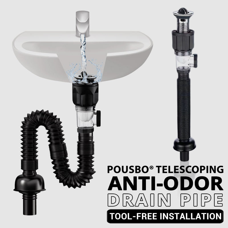 📢📢50 % Rabatt!! ⏰🔥🛠️ Teleskopierbares, geruchsdichtes Abflussrohr 🚿💨🧰 Flexibel, dicht & ultra-langlebig✨
