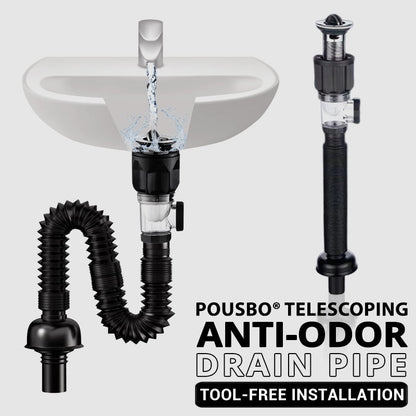 📢📢50 % Rabatt!! ⏰🔥🛠️ Teleskopierbares, geruchsdichtes Abflussrohr 🚿💨🧰 Flexibel, dicht & ultra-langlebig✨