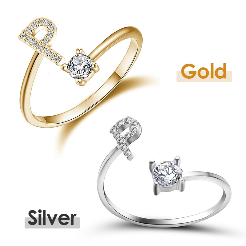 💍 50% RABATT! ✨ Liebes-Initialen-Ring – Personalisierbar, verstellbar & hochwertig verarbeitet – Bedeutungsvolles Geschenk für dich & deine Liebsten ❤️