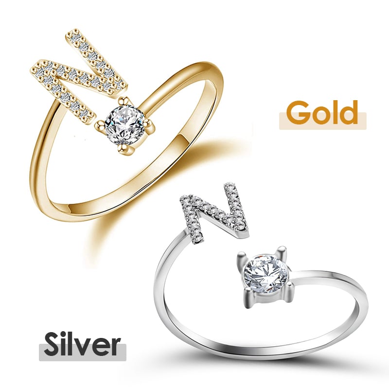 💍 50% RABATT! ✨ Liebes-Initialen-Ring – Personalisierbar, verstellbar & hochwertig verarbeitet – Bedeutungsvolles Geschenk für dich & deine Liebsten ❤️