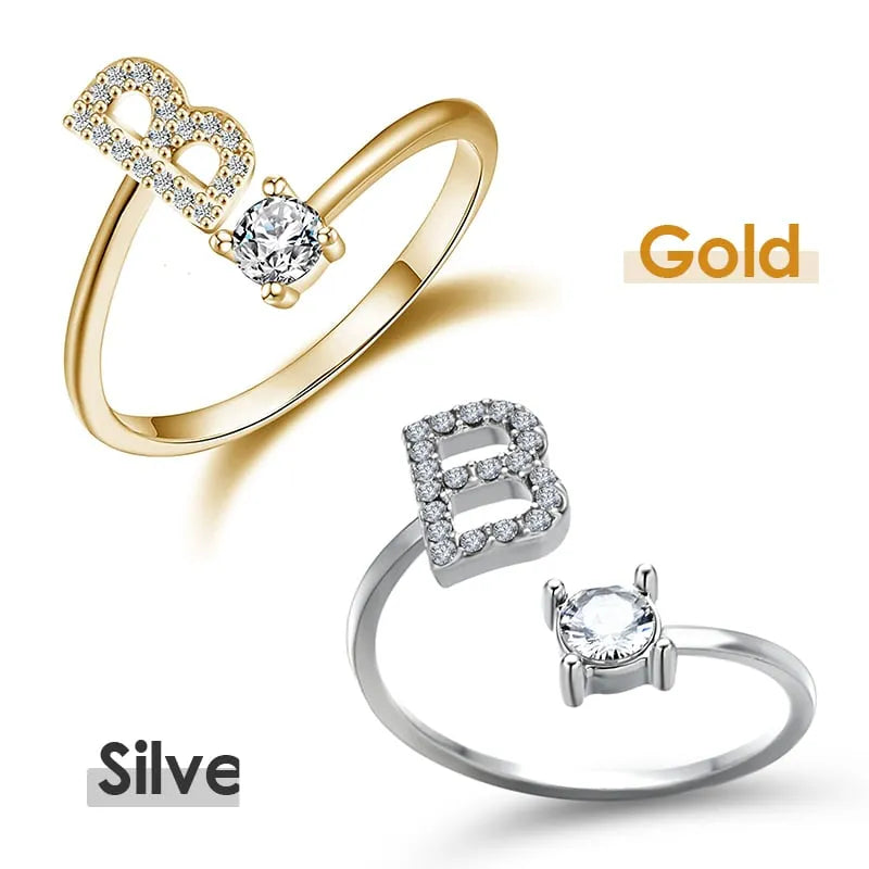 💍 50% RABATT! ✨ Liebes-Initialen-Ring – Personalisierbar, verstellbar & hochwertig verarbeitet – Bedeutungsvolles Geschenk für dich & deine Liebsten ❤️