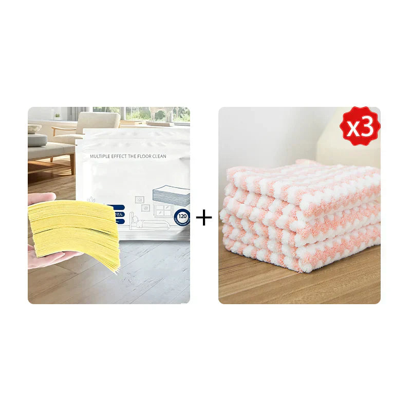 📢📢 50% RABATT!! ⏰💞 2+1 GRATIS!! 🎁💧 Wasserlösliche Bodenreinigungstücher1