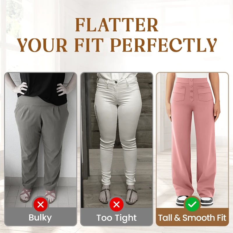 🔥Letzter Tag 50% RABATT🔥2026 NEUE Damen Casual High Waist Stretch Hose