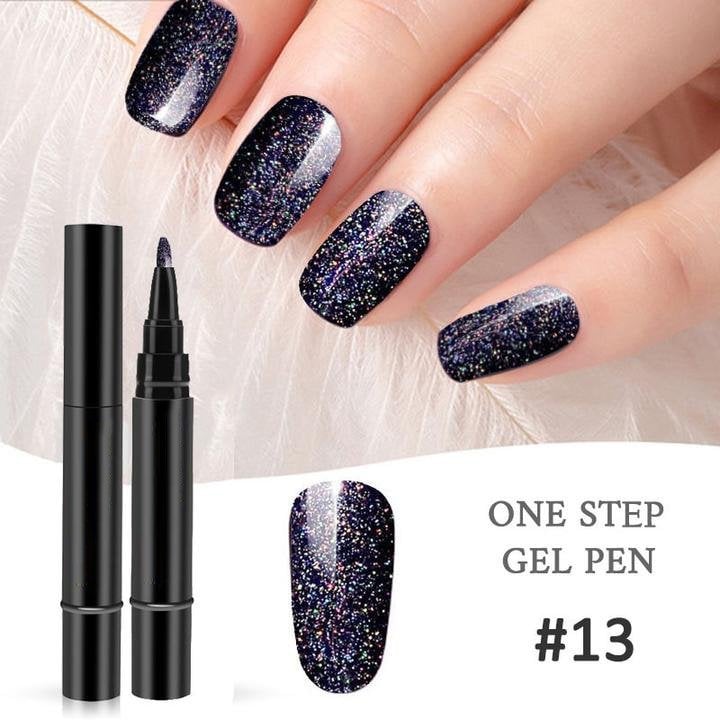 💅✨ 1 KAUFEN, 1 GRATIS! Ein-Schritt-Nagellackstift – Inkl. kostenloser Mini-UV-Nagellampe – Schnell trocknend & deckend – Perfekt für schnelle Maniküre zu Hause 🎁