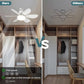 🍃 Intelligenter Deckenventilator mit Licht, RGB-Beleuchtung und Bluetooth-Lautsprecher♨️❄️