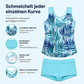🏖️ 50 % RABATT! ✨ Sportlicher Zweiteiler – gekreuzter Ausschnitt, Boy-Shorts, schnell trocknend 🏄‍♀️