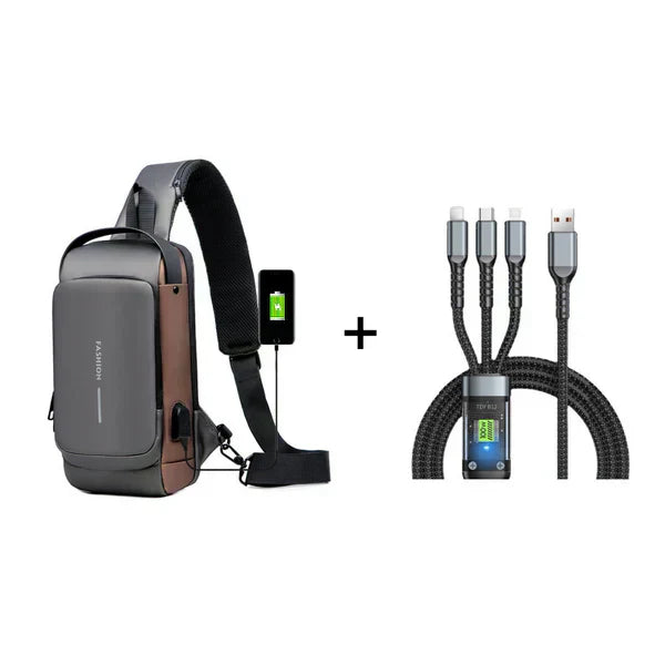 🎒 50% RABATT! 🔥 Sporttragetasche mit USB-Ladefunktion – Diebstahlsicher, praktisch & leicht – Perfekt für Reisen, Pendeln & Outdoor-Aktivitäten ⚡