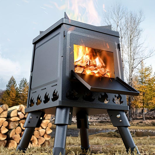 ⏳Zeitlich begrenztes Angebot🏕️ Faltbarer Outdoor-Holzofen – Tragbar, vielseitig & ideal fürs Camping ✨
