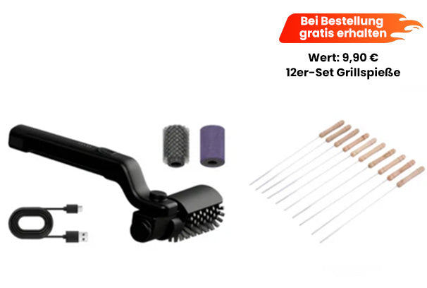 🔥🔥🍖 50% Rabatt - nur €49,99  ⚡️Kabelloser elektrischer Grillbürstenreiniger🍔Es gibt derzeit auch günstige Kombi-Angebote💪