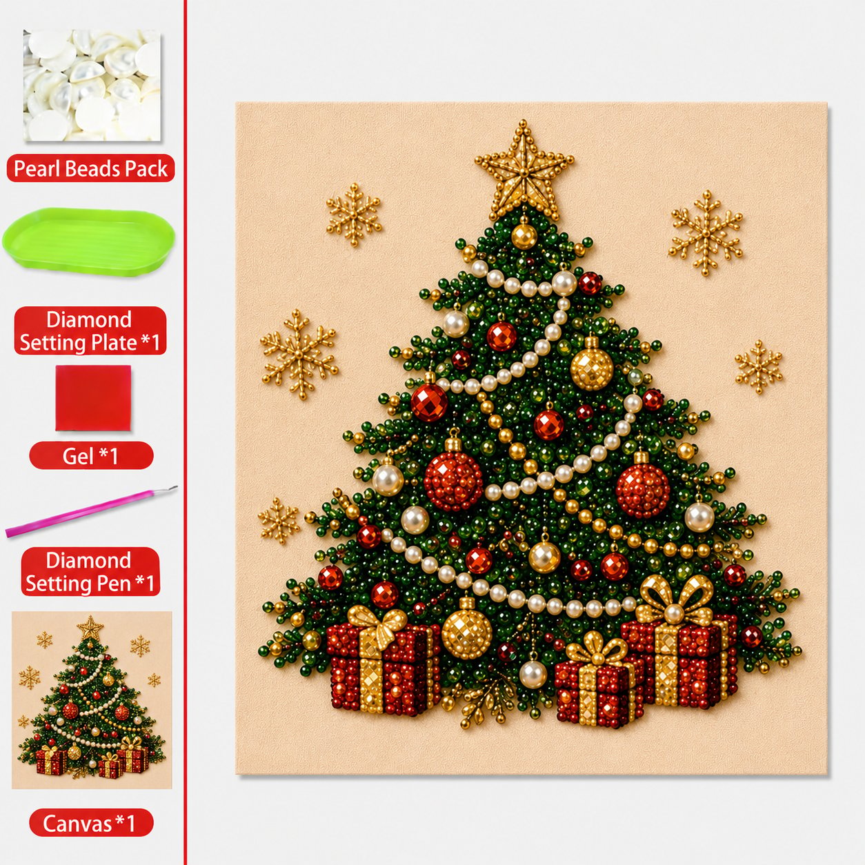 💎 -50% RABATT | 🎅Weihnachts-Diamond-Painting-Set – Kreativer Bastelspaß für Groß & Klein