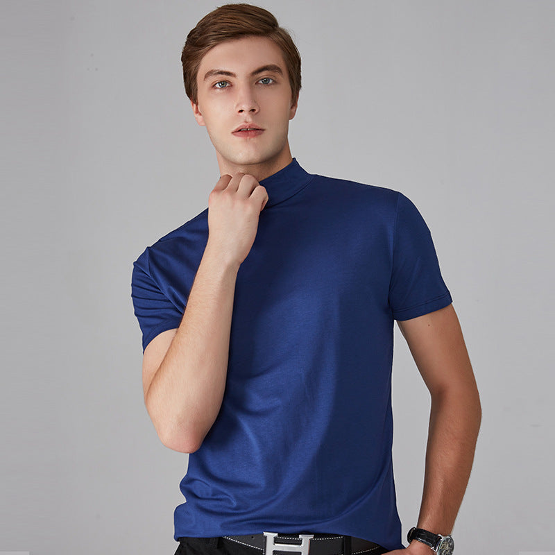 🔈🔈2026 Heißer Verkauf - 50% RABATT🎁Hochgeschlossenes Slim-Fit-T-Shirt für Herren