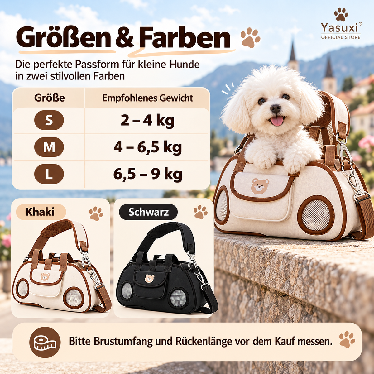 🐶 50 % RABATT 🐾 3-in-1 Haustier-Tragetasche – Atmungsaktiv, ergonomisch & bequem für kleine Hunde und Katzen