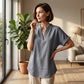🌸Sommer-Sonderverkauf 50% RABATT 👕 Modisches lockeres einfarbiges Kurzarm-OberteilModisches lockeres einfarbiges Kurzarm-Oberteil