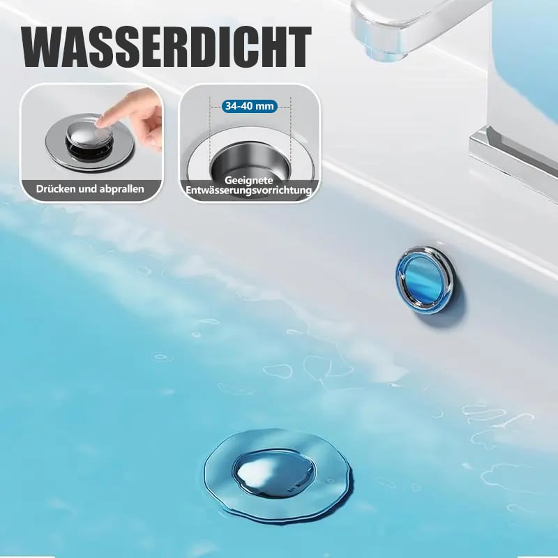 ✨50% RABATT!🫧Anti-Verstopfung Abflussverschluss 99% Passend Einfach Reinigen Haushaltszubehör