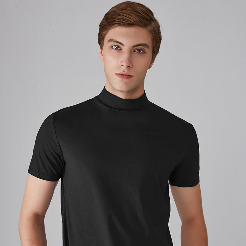 🔈🔈2026 Heißer Verkauf - 50% RABATT🎁Hochgeschlossenes Slim-Fit-T-Shirt für Herren