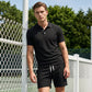 Zweiteiliges Sommer-Set für Herren aus Polohemd und Shorts