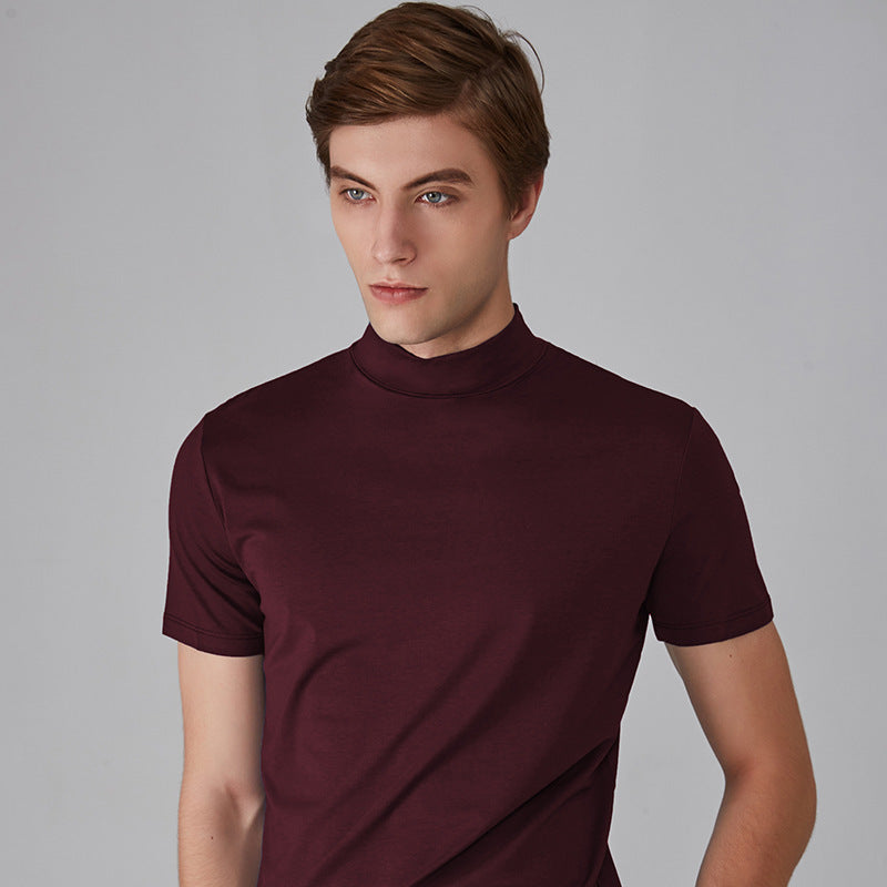 🔈🔈2026 Heißer Verkauf - 50% RABATT🎁Hochgeschlossenes Slim-Fit-T-Shirt für Herren