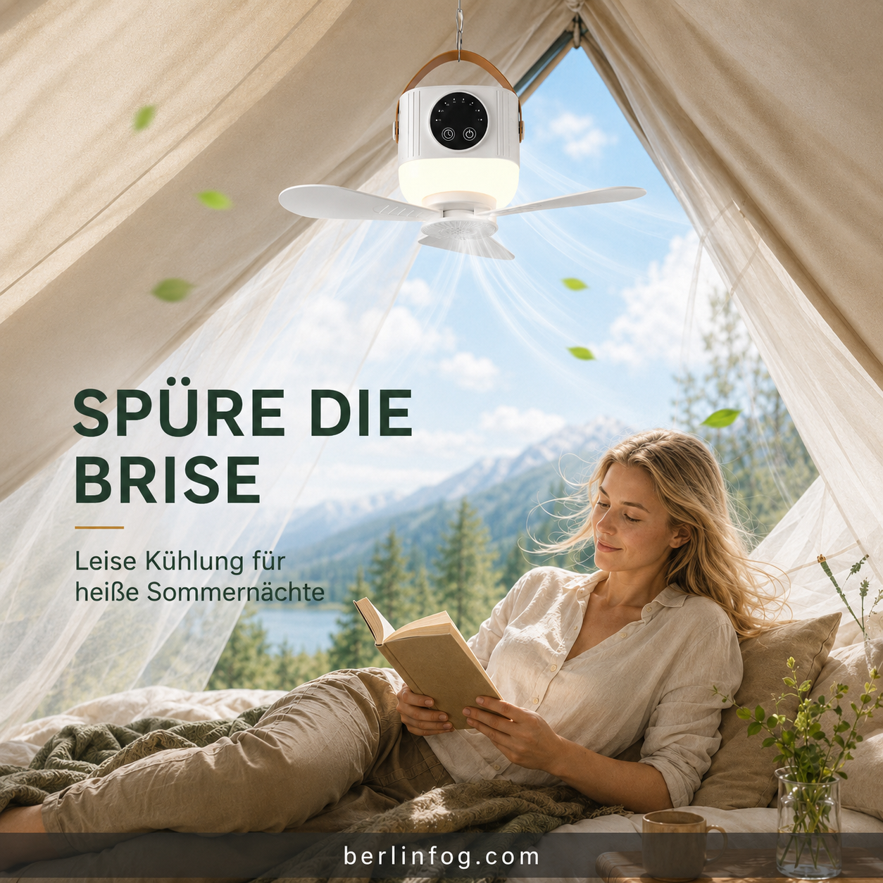 ⏰ Zeitlich begrenztes Angebot: 40% RABATT auf wiederaufladbaren Deckenventilator mit LED! 🌬️✨