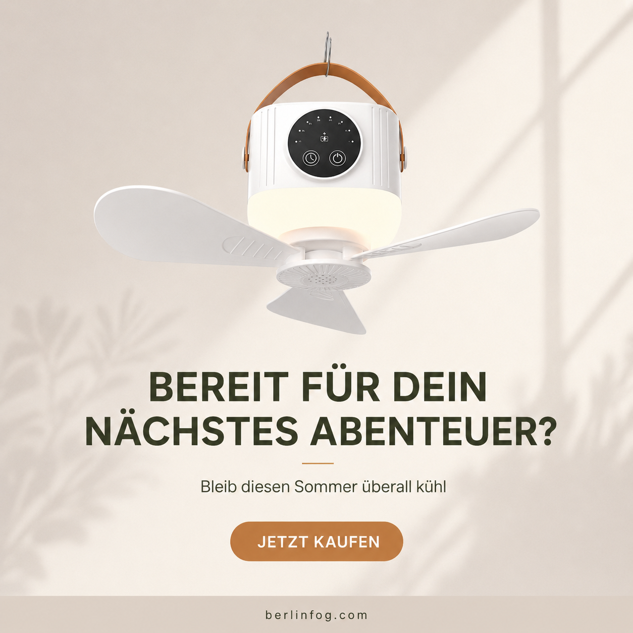 ⏰ Zeitlich begrenztes Angebot: 40% RABATT auf wiederaufladbaren Deckenventilator mit LED! 🌬️✨
