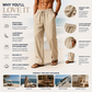 👖 ZEITLICH BEGRENZTER 50% RABATT! ✨ Herren-Leinenhose – Lockere Passform, Kordelzug am Bund, Funktionale Taschen 🌿