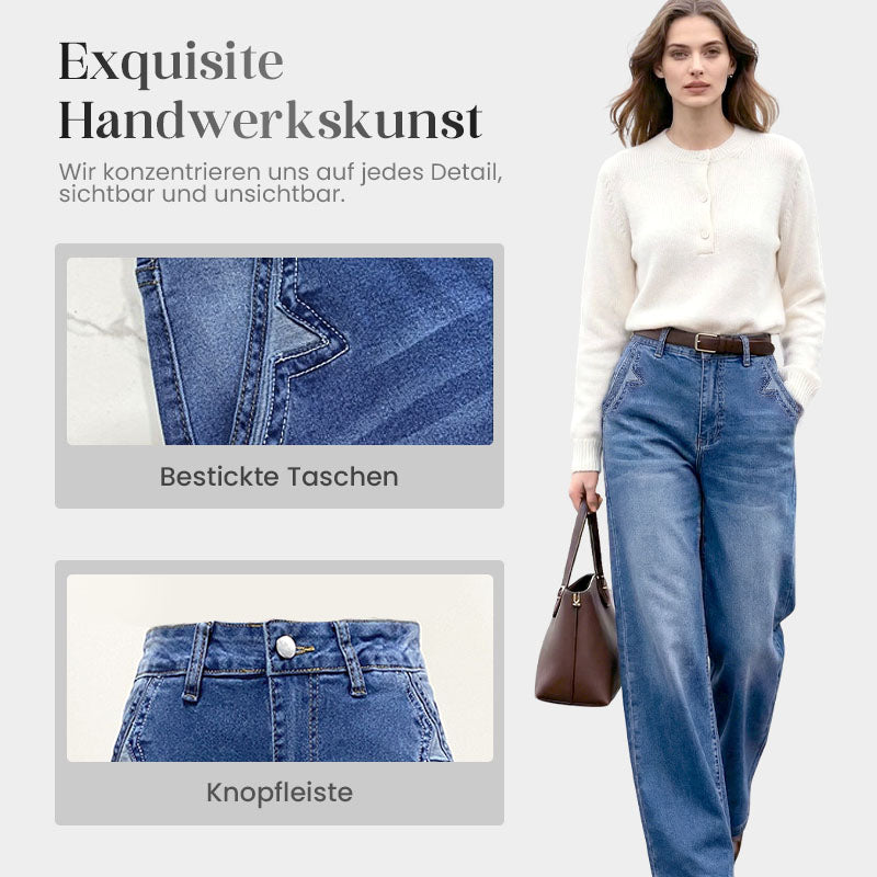 💎 -50% AUF VINTAGE JEANS! 💎 Damen Hochbund & Weitbein: Retro-Style, Bequeme Passform & Lässiger Look 👖✨