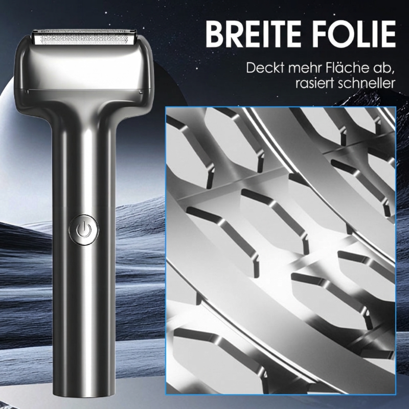 🪒 Wiederaufladbarer elektrischer Folienrasierer für Herren ⚡🧔 – Effiziente, gründliche Rasur, kabelloser, tragbarer Nass- und Trockenrasierer für die tägliche Bartpflege