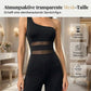 ✨ LIMITED-TIME 50% RABATT! One-Shoulder Jumpsuit mit weitem Bein und Netzeinsatz