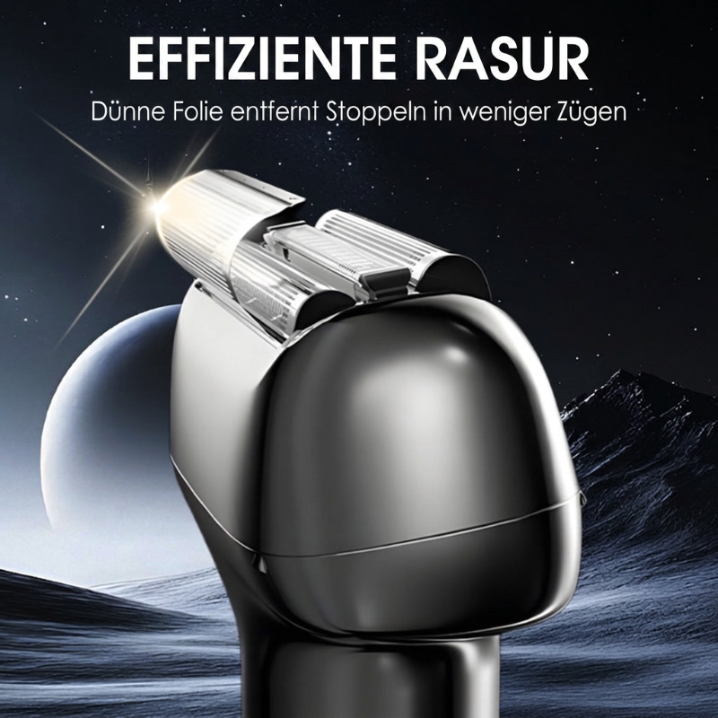 🪒 Wiederaufladbarer elektrischer Folienrasierer für Herren ⚡🧔 – Effiziente, gründliche Rasur, kabelloser, tragbarer Nass- und Trockenrasierer für die tägliche Bartpflege