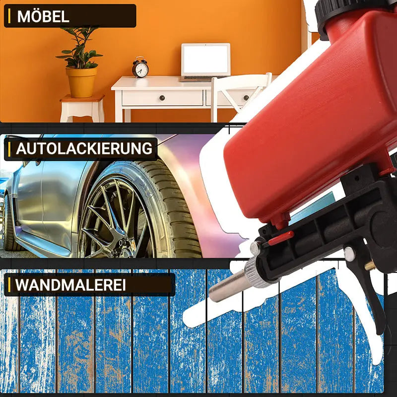 🛠️ 50% RABATT! 💨 Professionelle tragbare Sandstrahlpistole – Leicht, sicher & effektiv für Rostentfernung, Autoreinigung & DIY-Projekte