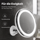 ⏳🔥NUR FÜR KURZE ZEIT 50 % RABATT! ⏰💄10-fach vergrößernder Kosmetikspiegel – LED-Licht & Saugnapf für Make-up und Hautpflege