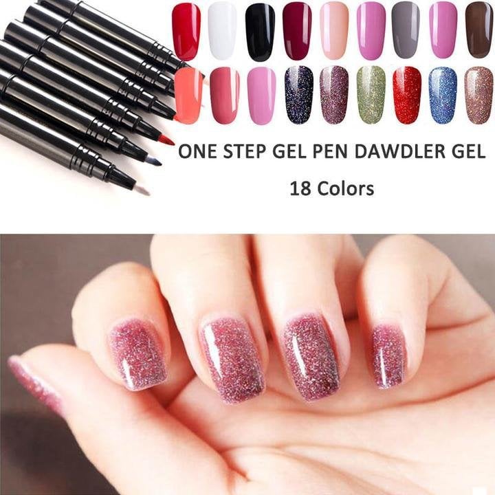 ⏳1 Kaufen, 1 Gratis ! ✨ Ein-Schritt-Nagellackstift • Gratis Mini-UV-Nagellampe