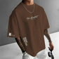 Herren Urban Style Loose Fit T-Shirt – Premium Baumwollmix, Lässiger Oversize-Schnitt & Grafikdruck