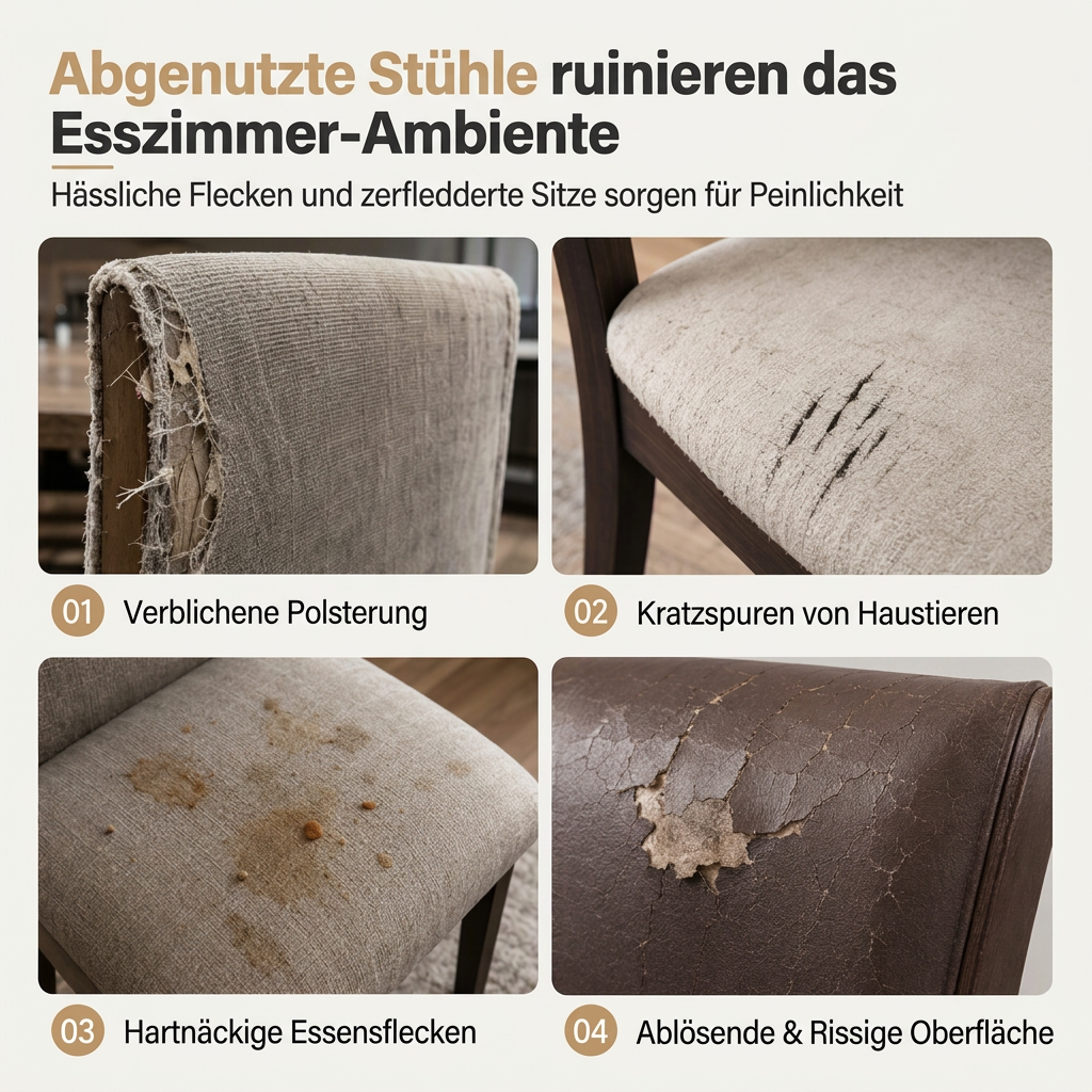 🪑 50% RABATT! 🍷 Dehnbarer Karo-Stuhlbezug – Schützend & einfach zu montieren ✨
