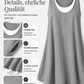 🔔Lässiges, lockeres, ärmelloses Tanktop-Kleid in Layering-Optik für Damen