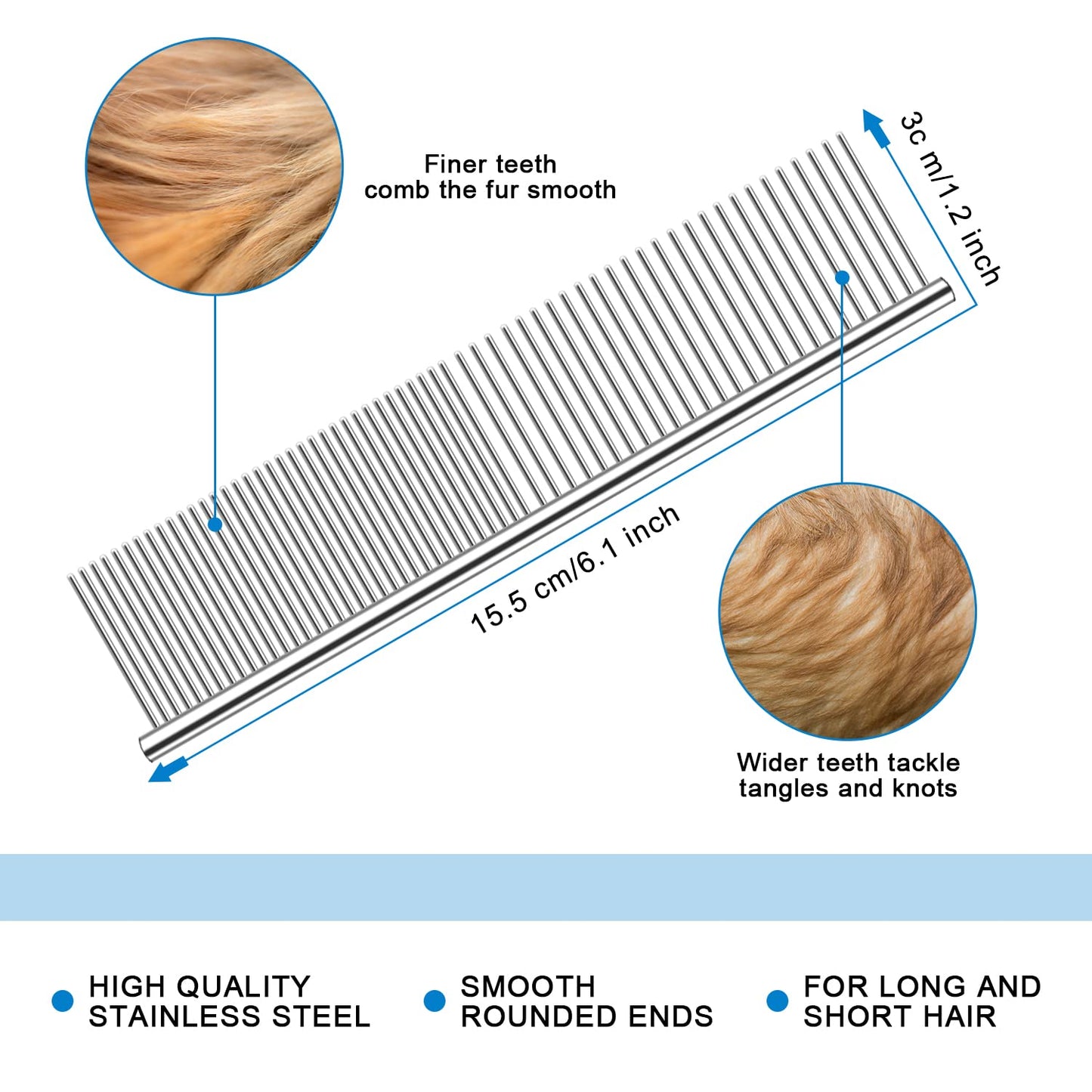 🐶🐱 KAUFE 2, ERHALTE 1 GRATIS! Professionelles Enthaarungs-Tool für Hunde & Katzen – Entfernt lose Haare effektiv, sanft zur Haut & einfache Reinigung ✨